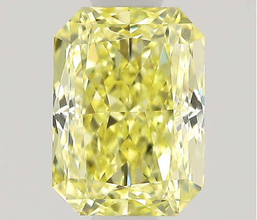 0.54 carat Fancy Intense Yellow-VVS1 Natūralus Radiant Deimantas (1)