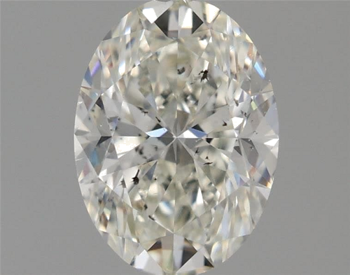 0.8 carat I-SI1 Natūralus Oval Deimantas (1)