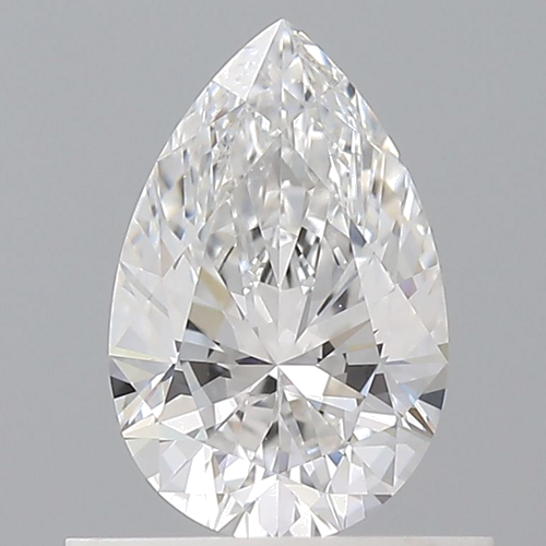 0.61 carat E-VVS2 Natūralus Pear Deimantas (1)