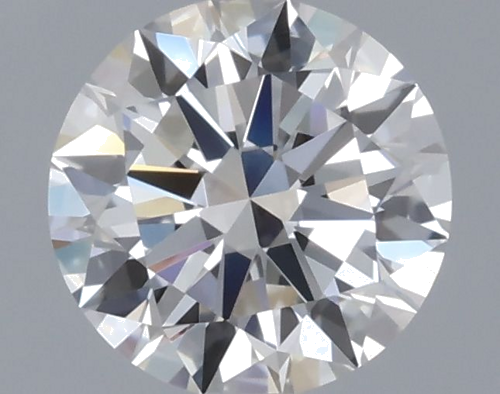 0.53 carat F-VVS2 Excellent cut Natūralus Round Deimantas (1)