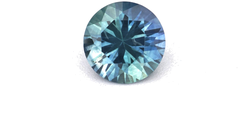 0.7 carat BLUE Round Safyras (1)