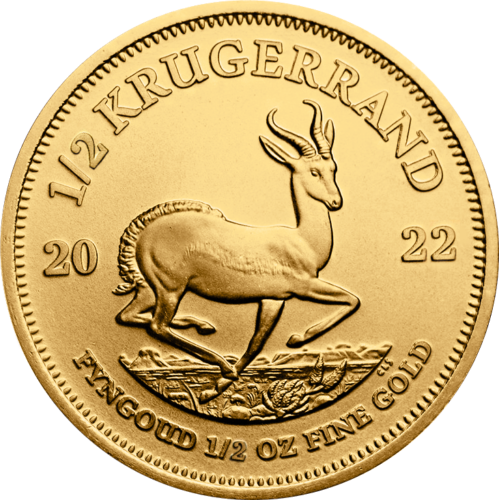 1/2 oz krugerrand 2021 Dienvidāfrikas zelta monēta (1)