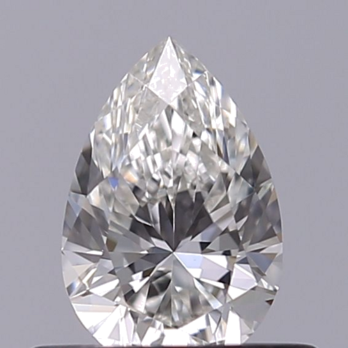 0.4 carat H-VVS2 Natūralus Pear Deimantas (1)