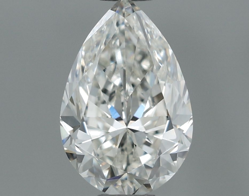 0.7 carat I-VVS2 Natūralus Pear Deimantas (1)