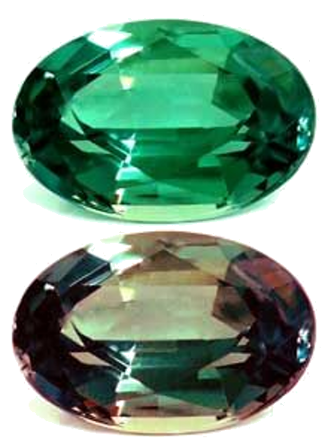 0.18 carat GREEN Oval Alexandrite (1)