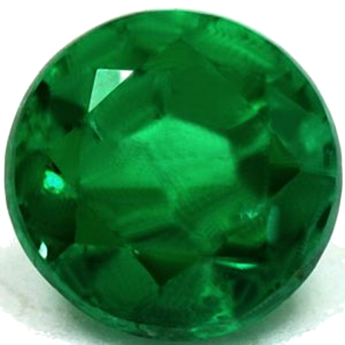 0.57 carat GREEN Round Smaragdas (1)