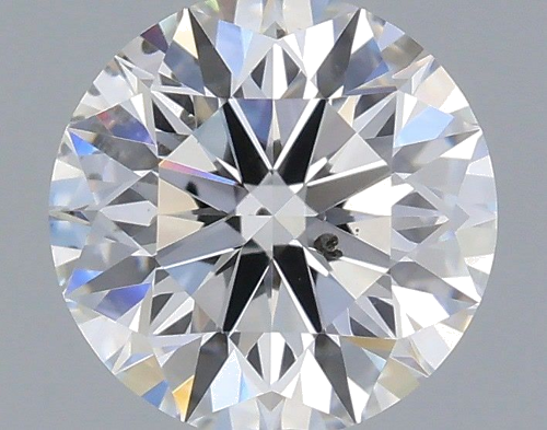 0.61 carat F-SI2 Excellent cut Natūralus Round Deimantas (1)