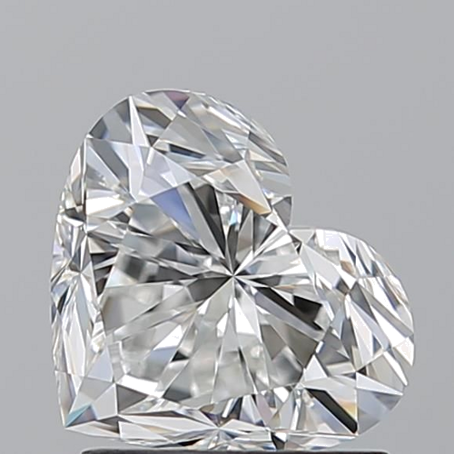 1.5 carat G-VVS2 Natūralus Heart Deimantas (1)