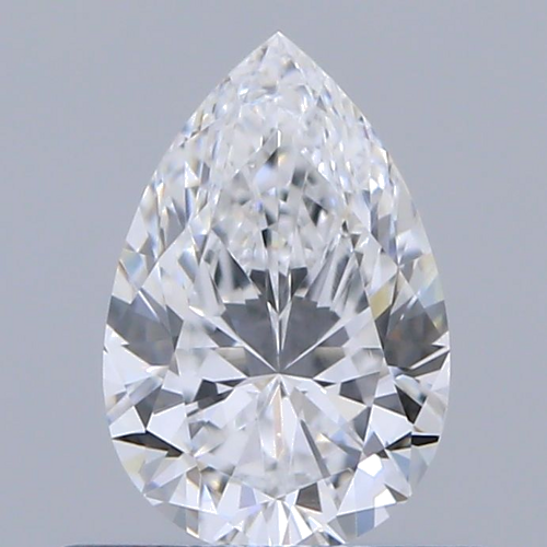 0.5 carat E-VVS1 Natūralus Pear Deimantas (1)