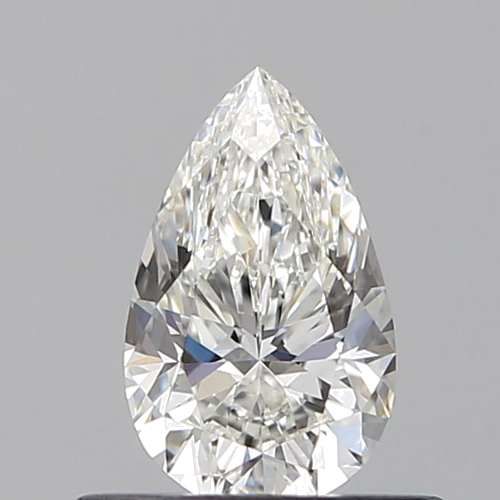 0.5 carat G-VVS1 Natūralus Pear Deimantas (1)