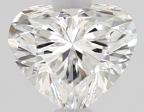 0.61 carat E-VVS1 Natūralus Heart Deimantas (1)