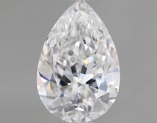 0.55 carat D-SI1 Natūralus Pear Deimantas (1)
