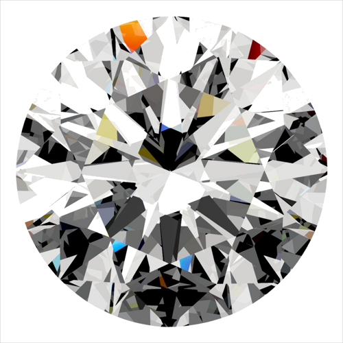 0.3 carat G-VVS2 Excellent cut Natūralus Round Deimantas (1)