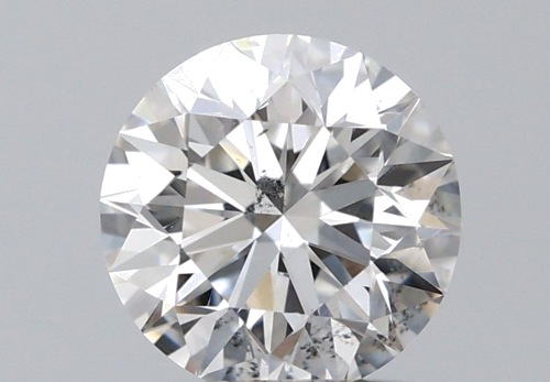 0.63 carat F-SI2 Excellent cut Natūralus Round Deimantas (1)