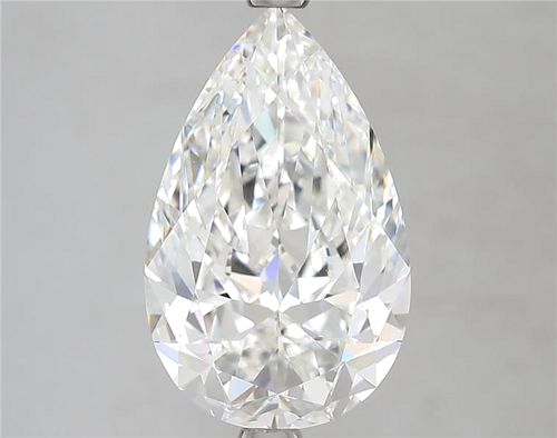4.17 carat G-IF Natūralus Pear Deimantas (1)
