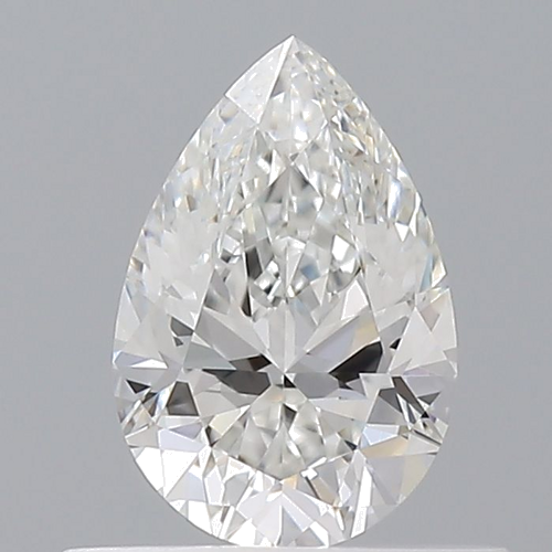 0.5 carat F-VVS1 Natūralus Pear Deimantas (1)