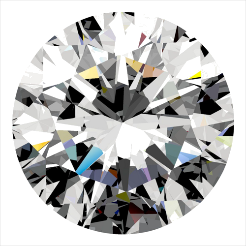 0.3 carat I-VS2 Excellent cut Natūralus Round Deimantas (1)