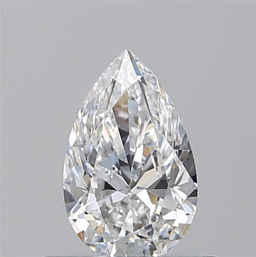 0.52 carat E-VVS2 Natūralus Pear Deimantas (1)