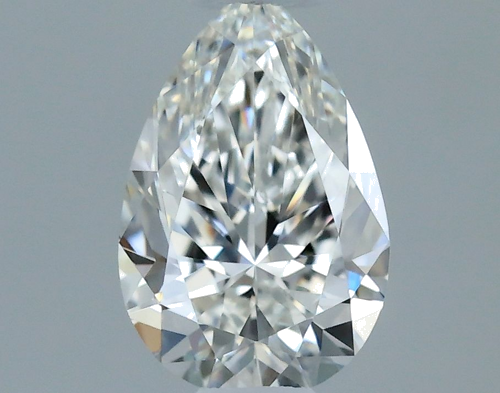 0.31 carat F-VVS1 Natūralus Pear Deimantas (1)