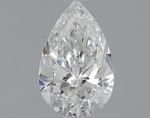 1.0 carat G-SI1 Natūralus Pear Deimantas (1)