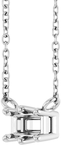 Pakabukas „Emerald 6-Prong“ 925 Sidabro Emerald 5mm x 3mm (2)