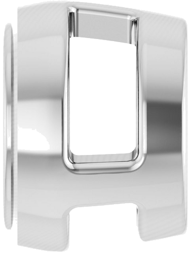 Pakabukas „Round Bezel-Set Slide“ 925 Sidabro Round 4.4mm (3)