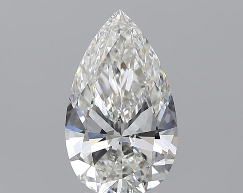 2.7 carat G-VS1 Natūralus Pear Deimantas (1)