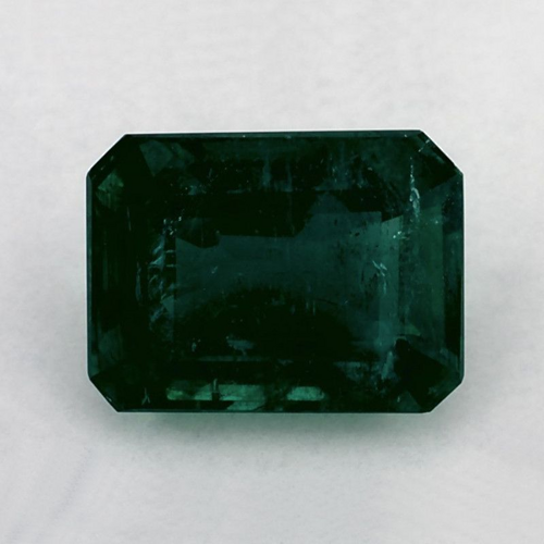 3.01 carat GREEN Octagonal Smaragdas (1)