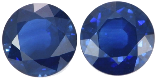 3.06 carat BLUE Round Safyras (1)