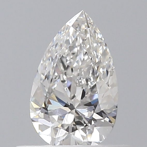 0.4 carat F-SI1 Natūralus Pear Deimantas (1)