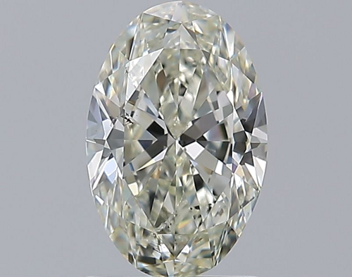 1.5 carat K-SI2 Natūralus Oval Deimantas (1)