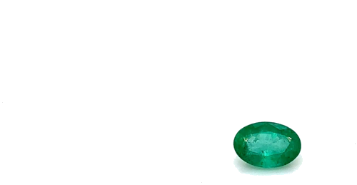 0.37 carat GREEN Oval Smaragdas (1)