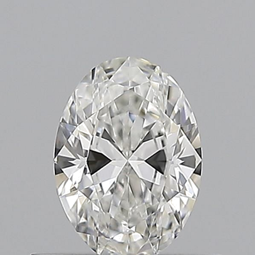 0.5 carat F-VVS2 Natūralus Oval Deimantas (1)