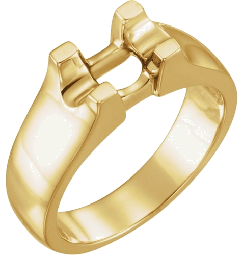 Sužadėtuvių Žiedas „Solitaire“ 18k yellow gold Round 5.2mm (1)
