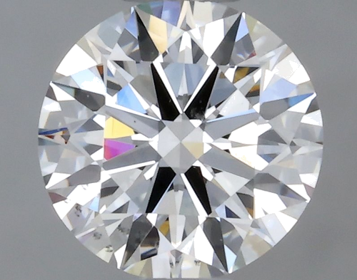 0.46 carat E-SI2 Excellent cut Natūralus Round Deimantas (1)