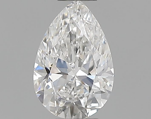0.3 carat F-VVS2 Natūralus Pear Deimantas (1)