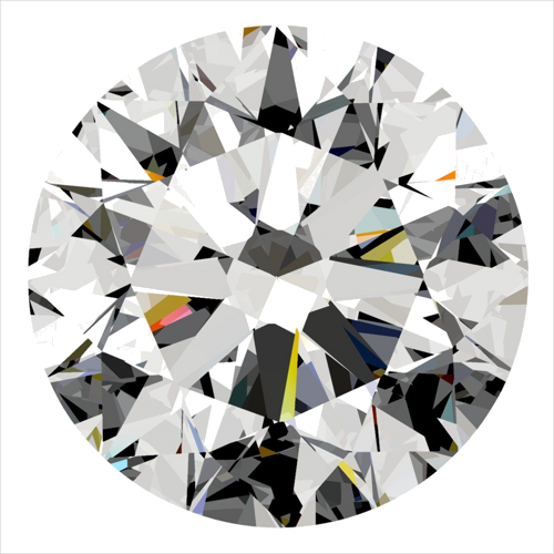 0.36 carat F-VS1 Excellent cut Natūralus Round Deimantas (1)