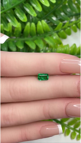 0.61 carat GREEN Emerald Smaragdas (1)