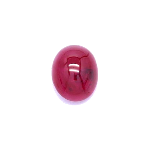 2.9699999999999998 carat RED CABOCHON cut Oval Rubinas (1)