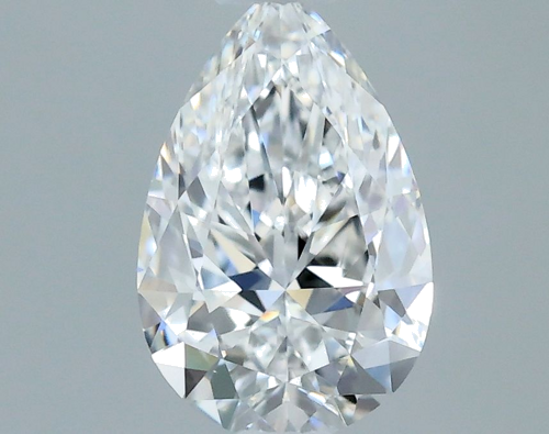 0.5 carat D-VS1 Natūralus Pear Deimantas (1)