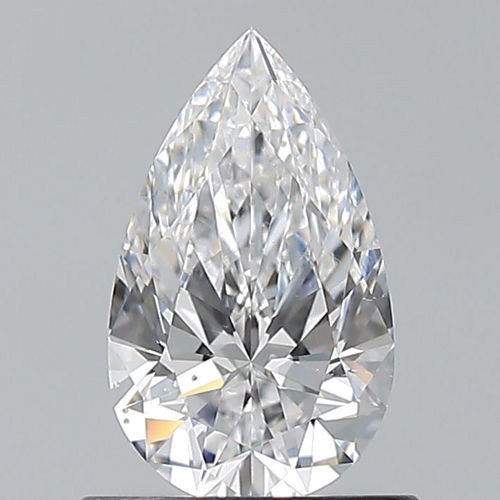 0.7 carat D-SI1 Natūralus Pear Deimantas (1)