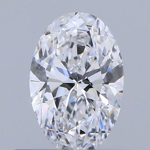 0.4 carat D-VS2 Natūralus Oval Deimantas (1)