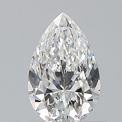 0.6 carat E-VS2 Natūralus Pear Deimantas (1)