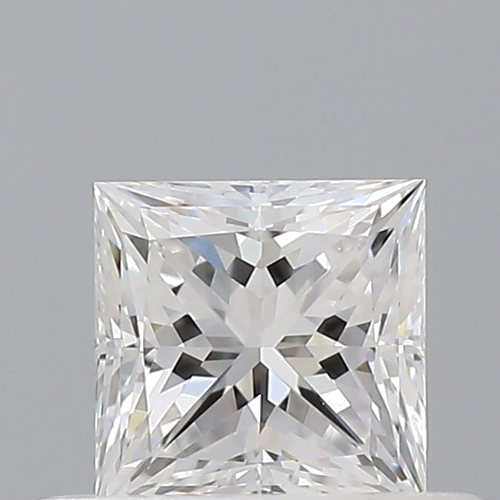 0.5 carat E-VVS2 Natūralus Princess Deimantas (1)