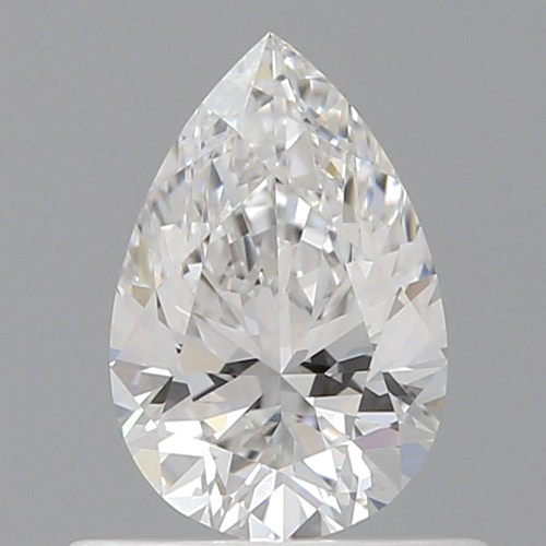 0.52 carat E-VVS1 Natūralus Pear Deimantas (1)