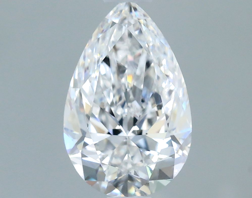 0.7 carat D-VS1 Natūralus Pear Deimantas (1)