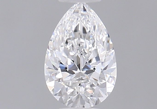 0.31 carat E-VVS2 Natūralus Pear Deimantas (1)