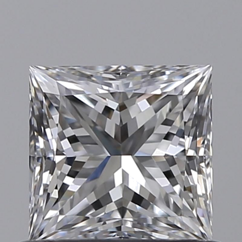 0.63 carat D-IF Natūralus Princess Deimantas (1)