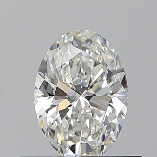 0.5 carat H-VS2 Natūralus Oval Deimantas (1)
