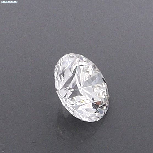 0.52 carat I-VS2 Excellent cut Natūralus Round Deimantas (1)